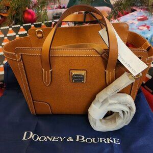 Dooney & Bourke Saffiano Small Shopper - Natural - NWT with Dust Bag